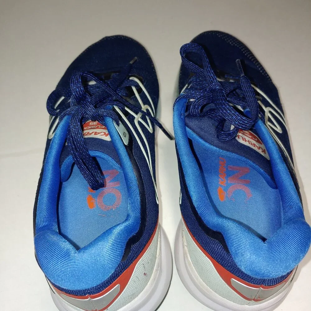 KARHU Fusion Ortix Hivo Athletic Running Shoes Size 9.5 Navy Blue